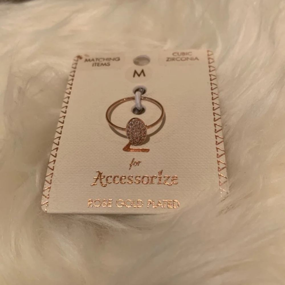 Rose Gold Plated Ring ✨